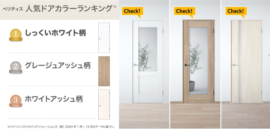 人気のドアカラーをヒントに自分らしいインテリアづくり